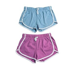 Joe Fresh Blue and Purple Sporty Shorts with Elastic Waistband